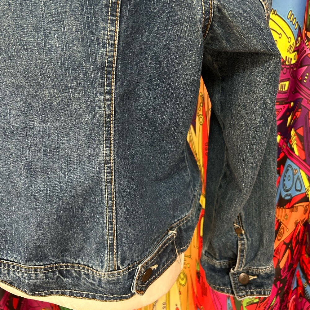 Vintage Bill Blass Denim Jacket Size XL Petite - Picture 4 of 9